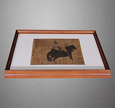 金坛书画装裱配框服务案例